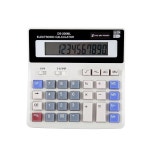 12자리 디스플레이를 갖춘 대형 데스크톱 계산기 조작 보기 쉬운 플라스틱 버튼 듀얼 전원 공급 장치 배터리 배터리 슬롯 태양광