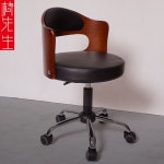 원목 등받이 의자 회전 스툴 체어 화장대 미용실 몽땅