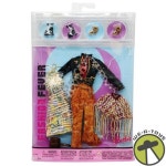 바비 Barbie Fashion Fever Outfit Denim Jacket Colorful Dress 2004 NEW G8996