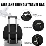 여성 남성용 SeaRock 14 소형 짐 가방 - 신발칸 여행 스포츠 운동 블랙과 함께하는 미니 더플백 위켄더 오버나이트