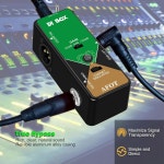 캐비닛 시뮬레이터 1 4 신호 효과 미니 다이렉트 변환기 XLR 매치박스 튜어 페달 박스 페달용 사이즈 디박스 AFOT 바이패스가 Booster