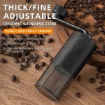베어링 조정 커피 그라인더 전문 핸드 코어 세라믹 수동 크랭크 CoffeeBean 그라인딩 가능한 더블 Coffeebe