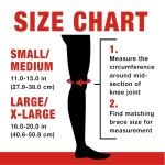 ACE 압박 무릎 지지대 네오프렌 소형 중형 Large X-Large Pack of 1