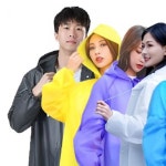 2500배송 고급형 EVA 성인 우비 150g 무광컬러 개별포장 비옷 골프 낚시 등산 우의 레인코트