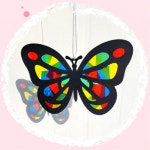 초등 무지개 나비 썬캐쳐 2인용 봄 만들기 미술 유치원 어린이집 노인 7세 참여