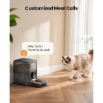 Oneisall 무선 WiFi 자동 고양이 사료 공급기 Tasty S2 Pro 충전식 100일 배터리 작동 애완동물 대형 키블용 12컵 3L 타임 디스펜서... 