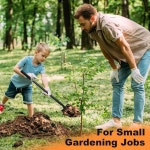 43 3 금속 손잡이 정원 도구가 굴착용 소형 삽 가꾸기용 이송 삽 캠핑 농업 야외