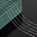 UMAOKANG 33피트 10M 주얼리 체인 304색 구슬 스테인리스 스틸 케이블 목걸이 벌크 10개의 클랩과 30개의 점프 링으로 제작을 가능하게