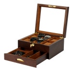 시계박스 시계 진열대 수납함 다용도 보관상자 보관함 유리 천창