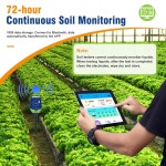 인믹 pH 수분 측정기 스마트 토양 테스트 키트 정원 습도 8 in 1 농장 EC 비옥도 소금 햇빛 공기 온도계 2 in 1 Soil pH meter