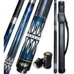 타이바 큐 수영장 스틱 다층 가죽 팁 58 린넨 랩 하드우드 캐나다 메이플 프로페셔널 당구장 스틱 19-21온스