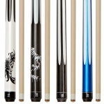 풀 큐 4개 세트 58 2피스 당구장 바 스틱