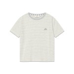 LEE LEE 리 우먼 베이직 스트라이프 티셔츠 라이트그레이 277223