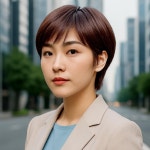 내추럴숏컷통가발볼륨인조모여성가발