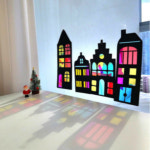 셀로판지 썬캐쳐 만들기 놀이 겨울 크리스마스 빛 그림자 꾸미기 가랜드 DIY 키트