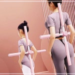 허리 체형 요가 말린 어깨 자세 기구 막대 바른자세 목 M10WD935C4