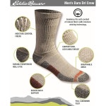 에디 바우어 남성 듀라 드라이 수분 조절 크루 양말 6켤레 또는 12켤레 1 6 Pairs Large