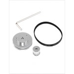 1 3 드라이브 폐쇄 루프 2GT 타이밍 벨트 풀리 세트 20 60 보어 5 3D 프린터 로봇 암 자동화 장비