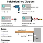 코너 브레이스 8개 선반 브래킷 헤비 듀티 스틸 L 브레이스 5 X3 벽걸이 나사 mm 5 X3 4PCS 125X75