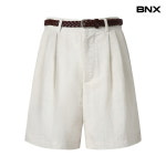 BNX 벨티드 데일리 핀턱 숏 팬츠 BX2PT013L0