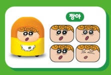 짱구는못말려 페이스 체인지 미니카 16개 1세트