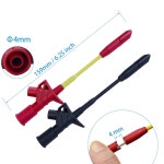 테스토닉스 54-in-1 멀티미터 테스트 프로브 전자 전문 자동차용 리드 키트 헤비 듀티 천공 와이어 피어싱 클립 멀티 타입 백 세트 악어