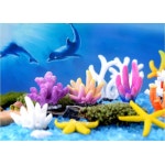 광상어 인공수초 25종 산어초 수조 어항 장식 열대어 불가사리 구피 치어 은신처 꾸미기 물고기 선택25번 인공산호초25종 1개