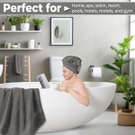 QUBA 린넨 팩 8개 타월 세트 대형 목욕 2개 핸드 세탁 천 4개 면 100 가벼운 무게 건조 속도 흡수력이 뛰어나 욕실 에 적합합니다