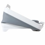 배수 플러그가 FOSJGO 2 4 갤 9L 접이식 식기 세척기 공간 절약 다용도 싱크대 욕조 식기세척기 캠핑용 주방 싱크대 플라스틱 야채 음료 욕조