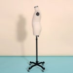 가봉 마네킹 이동식 패턴 수트 상반신 의상 여성 바디 모형 A 54 아이언 휠