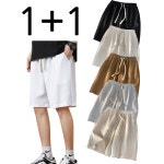 픽앤조이 1 1 쿨링 와플 밴딩 와이드 반바지