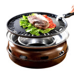 글램핑 가족캠 자연불맛 바비큐화로그릴 캠핑조리도구 숯불구이 삼겹살판