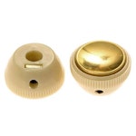 골드 센터가 호프너 빈티지 티컵 베이스 노브 크림 2개 세트 새