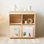 고급스러운 원목 침실 거실 2단 수납장 다용도 주방