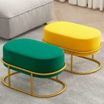 북유럽 타원형 인테리어 스툴 경량 미니 체어 거실 소파 발받침