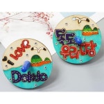 우리나라 사랑 독도 나무팽이 만들기 5인용 박물관 도서관 유치원 체헙수업 돌봄교실