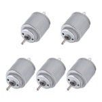 XYRSTOLR 5팩 DC 모터 1-6V 전기 140 미니 마이크로 RC 보트 비행기 장난감 모델 DIY 취미 과학 프로젝트 140 Motor 5