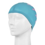 아레나 아레나 다이아 로고 실리콘 수모 수영모 수영모자 단체수모 그린 바다 해변 레슨