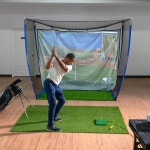 임팩트 스크린으로 네트를 치는 모든 스포츠 골프