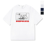 탑보이 호프리스 오버핏 반팔 티셔츠 GT016TBM