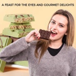 피마리 초콜릿 바 몰드 - 논스틱 몰드 두바이 피스타치오 캔디 스낵용 식품 등급 실리콘 딥 Choco 1 PC Heart