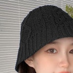 초이 꽈배기 페이퍼 밀짚 벙거지 버킷햇 여름밀집모자