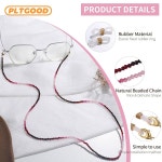 PLTGOOD 안경 체인 구슬 안경 스트랩 안경 홀더 목에 구슬 안경 체인 선글라스 체인
