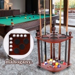 디짐르 풀 스틱 홀더 바닥 스탠드 독립형 큐 랙 최대 8개의 보관 당구 코너 게임룸 테이블 액세서리용