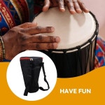 비스티네 젬베 대형 드럼 가방 12 아프리카 휴대용 케이스 악기 액세서리 내구성 어깨끈
