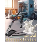 21-in-1 3D 프린터 스무딩 도구 키트 80W LCD 디지털 온도 조절 납땜 용접 다리미 삽입 황동 히터 너트 팁 고속 가열 프린팅 수정