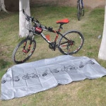 방수 자전거 커버 UV 비 증거 눈 하 야외 보호 중은변흑 차 한 대에 시 수납백