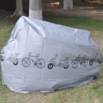 방수 자전거 커버 UV 비 증거 눈 하 야외 보호 중은변흑 차 한 대에 시 수납백