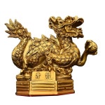 황금 장식 탁상용 주작 사무실 기운 신수장식 청룡 현무