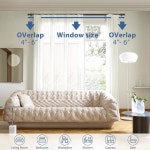 윈도우용 커튼봉 30 58 5 8 소형 브래킷이 침실용 헤비 듀티 드레이퍼용 검은색 세트 17 -52